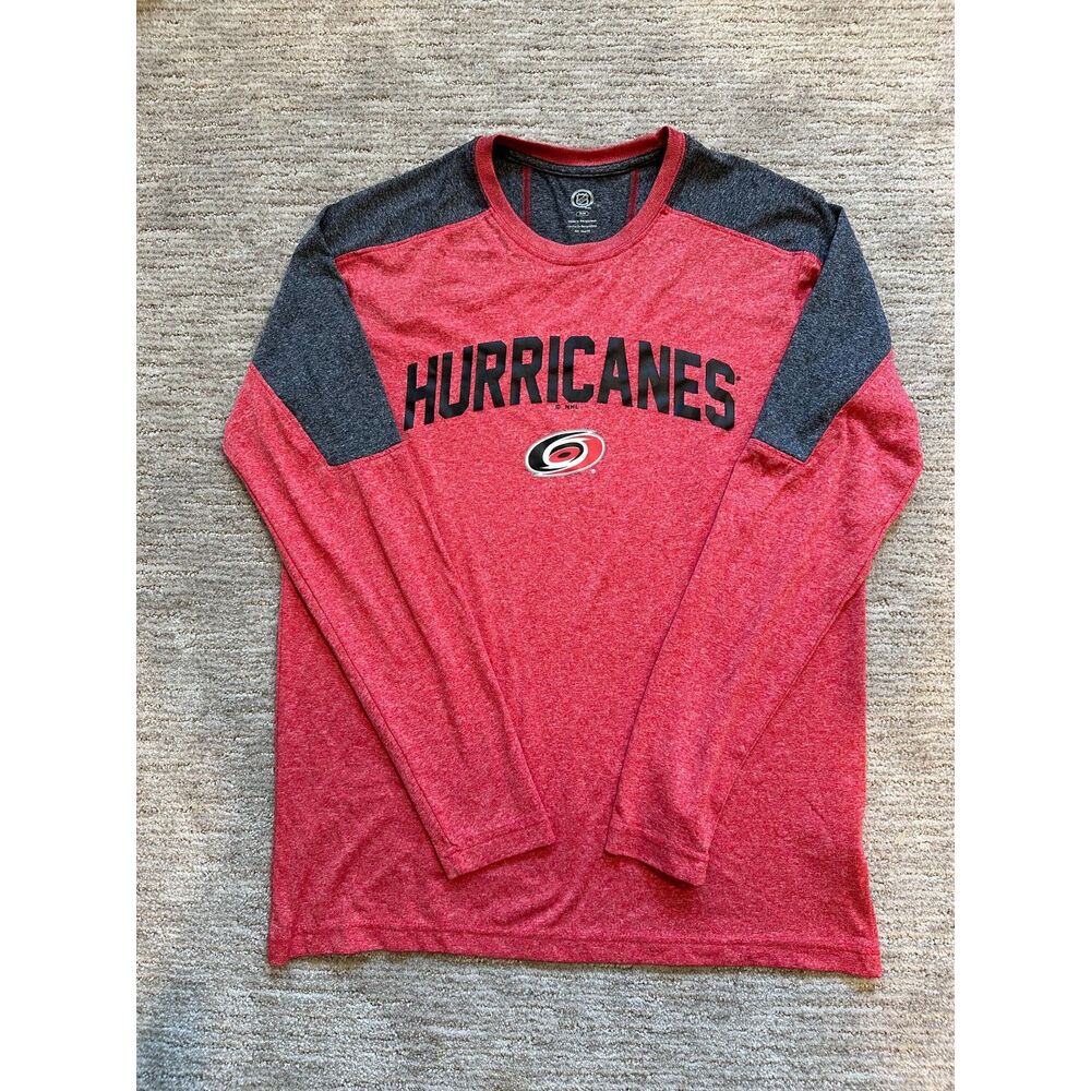 NHL Hurricane Long sleeve Red Grey Size M